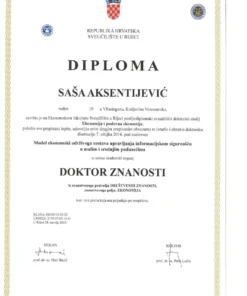Buy college degree from The Sveucilište u Rijeci