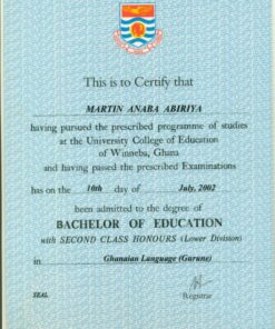 Buy Degree From the University of Cape Coast