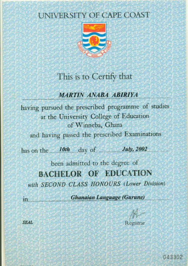 Buy Degree From the University of Cape Coast