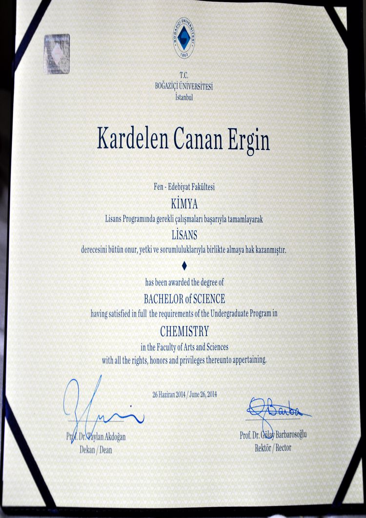Buy college degree from the Bogaziçi Üniversitesi