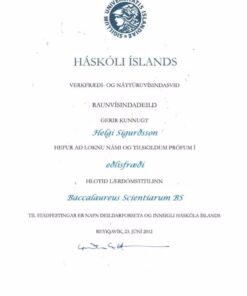 Buy college degree from the Háskóli Íslands