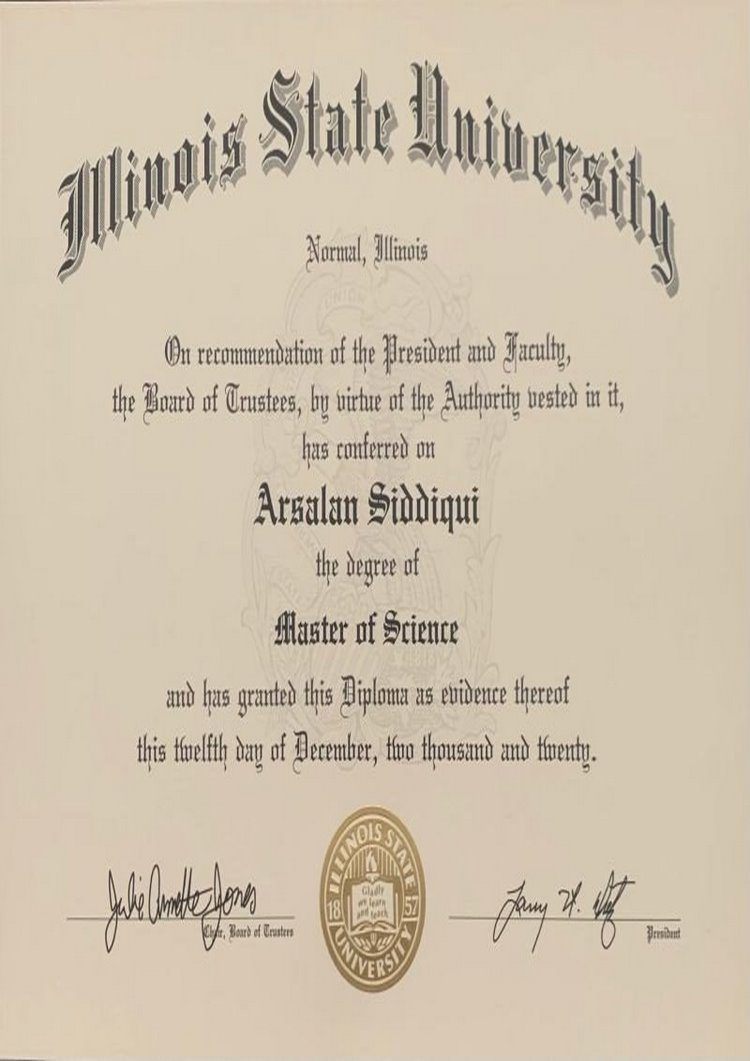 Buy college degree from The Illinois State University