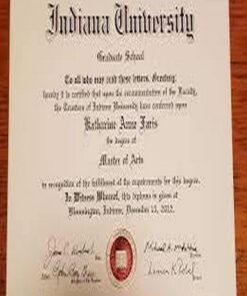Buy college degree from The Indiana University Bloomington