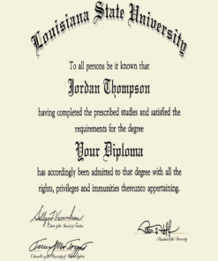 Buy college degree from The Louisiana State University