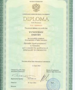 Buy college degree from the Moscow State University