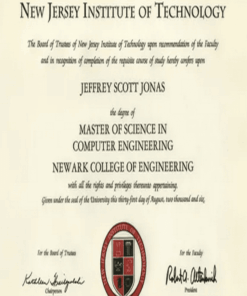 Buy college degree from The New Jersey Institute of Technology
