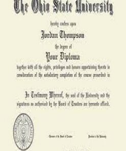 Buy college degree from The Ohio State University