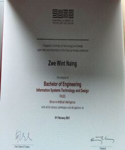 Buy college degree from the Singapore University of Technology and Design