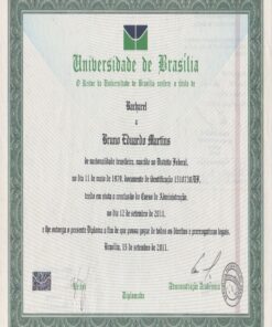 Buy college degree from the Universidade de Brasília
