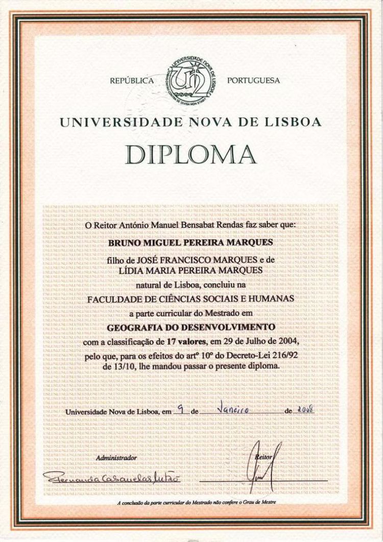 Buy college degree from the Universidade de Lisboa