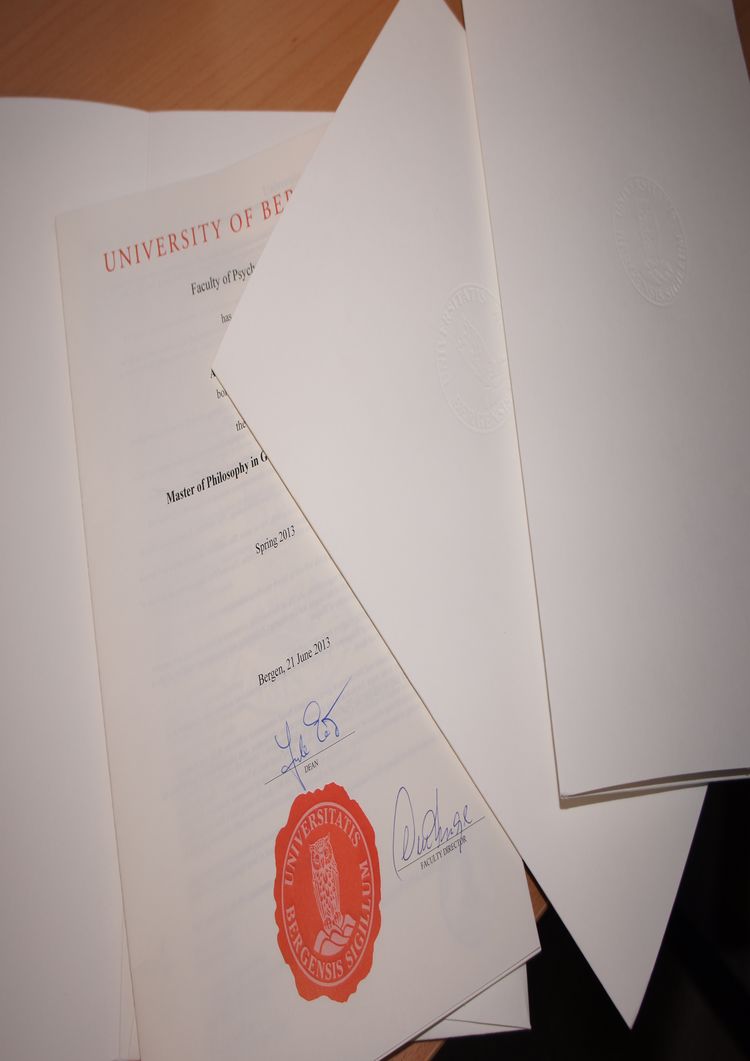 Buy college degree from The Universitetet i Bergen
