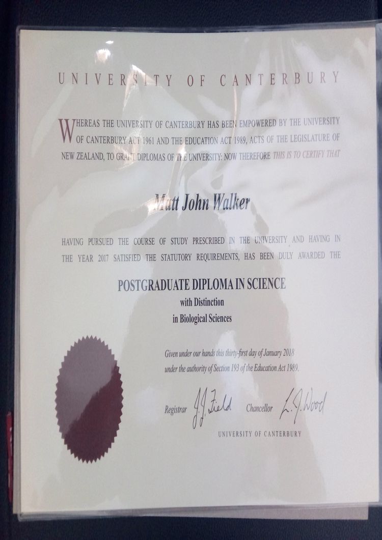 Buy college degree from The University of Canterbury