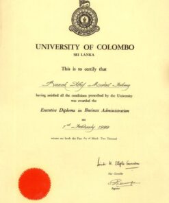 Buy college degree from the University of Colombo