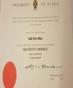 Buy college degree from The University of Otago