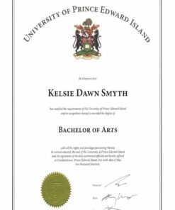 Buy college degree from The University of Prince Edward Island