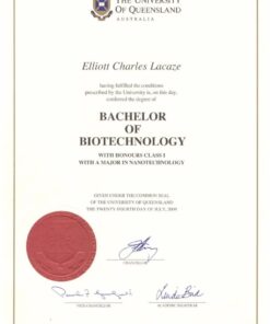 Buy college degree from The University of Queensland