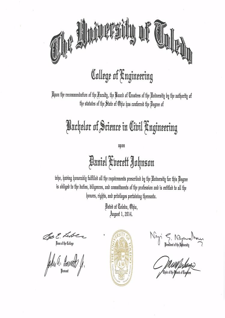 Buy college degree from The University of Toledo