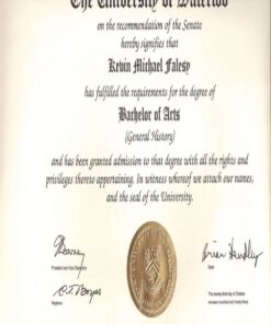 Buy college degree from The University of Waterloo