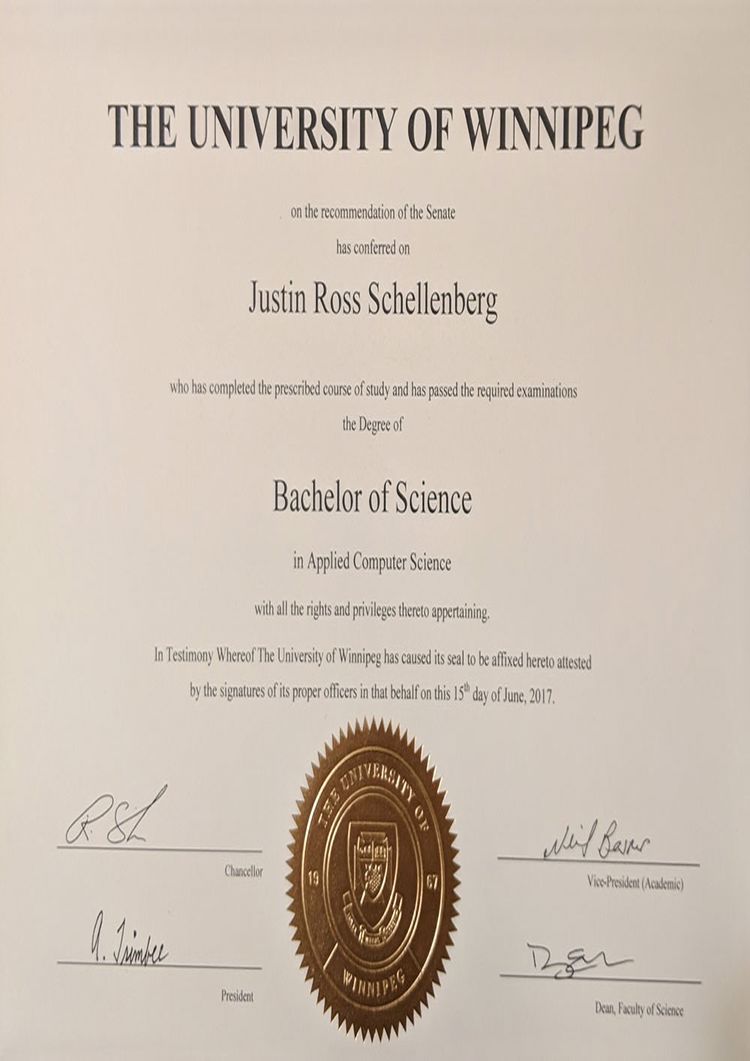 Buy college degree from The University of Winnipeg
