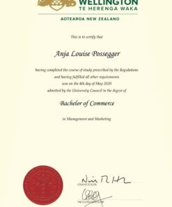 Buy college degree from The Victoria University of Wellington