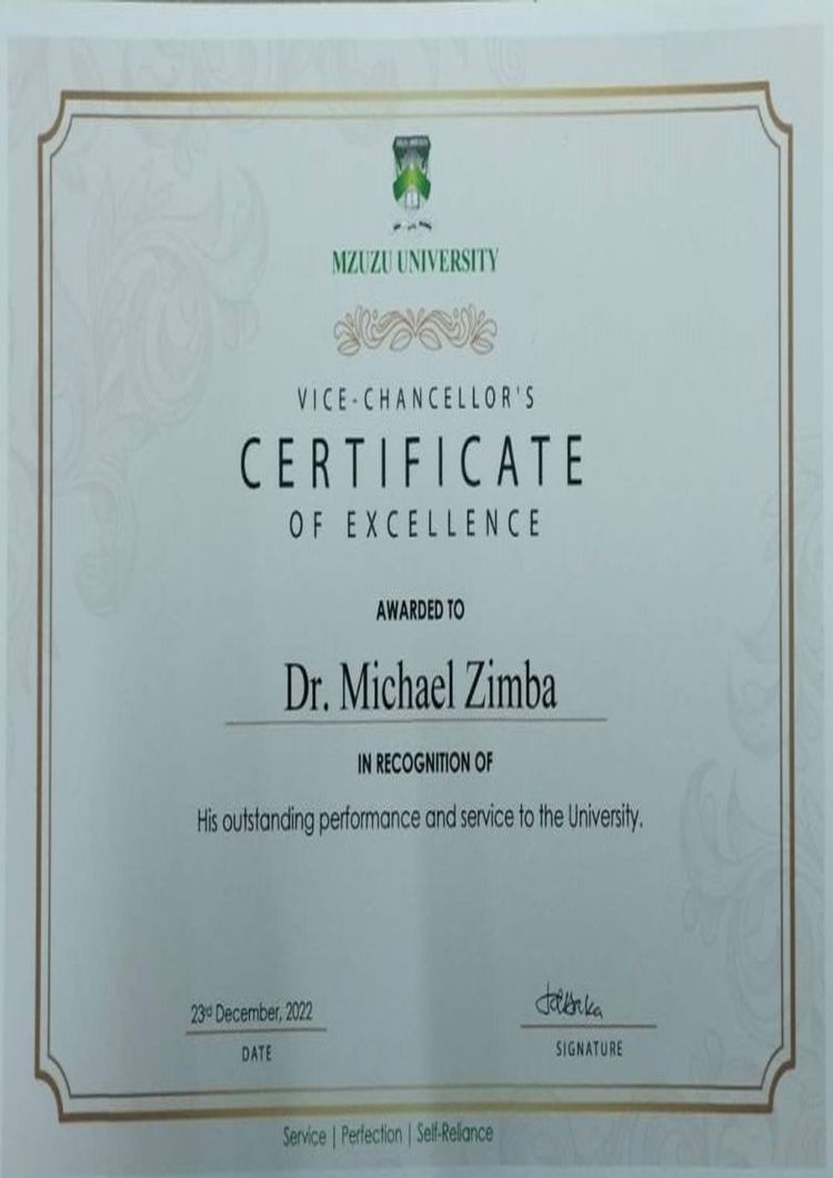 Buydegree of the Mzuzu University