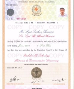 Buy college degree from The Jawaharlal Nehru Technological University, Kakinada