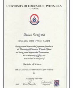 Buy college degree from The University of Education, Winneba