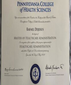 Buy Professorship Honorary degree from the Pennsylvania College of Health Sciences (Copy) (Copy)