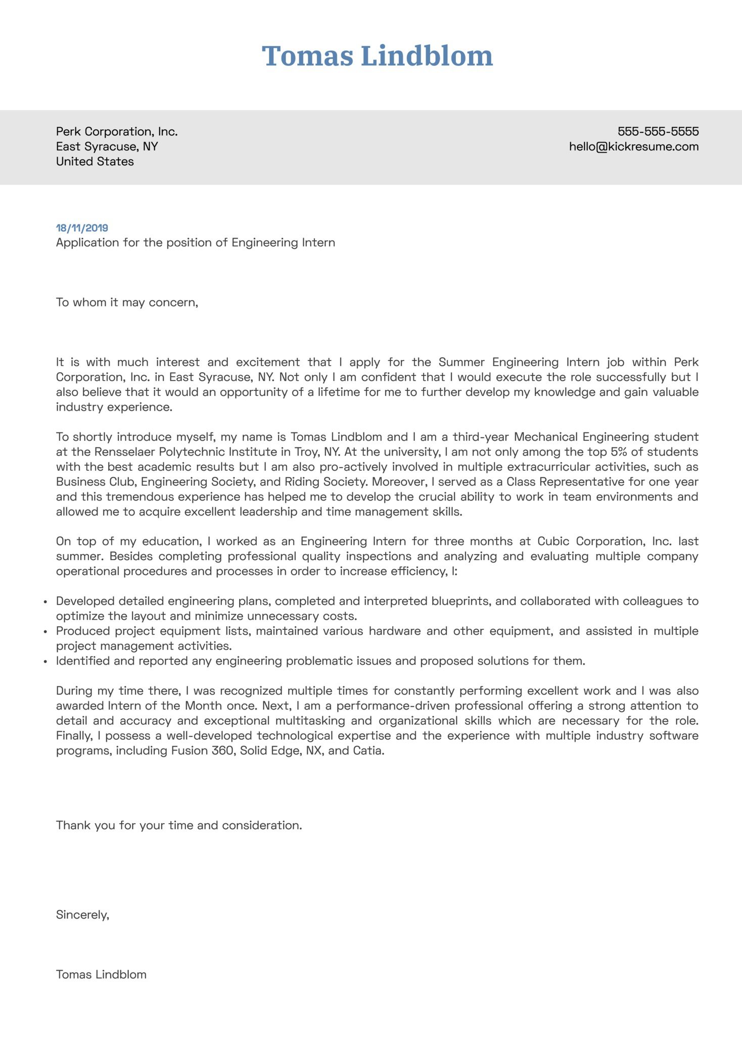 Reference Letter by a Second Professor